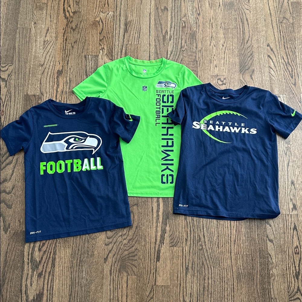 Seattle Seahawks Nike and NFL apparel t-shirts (3)